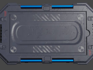 low poly 3d container model 3D Model