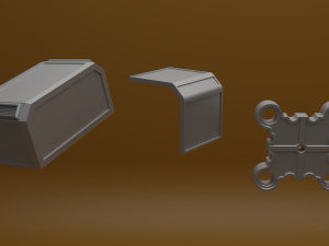 set of 43 pieces Modèle 3D