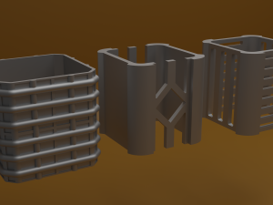 set of 43 pieces Modèle 3D