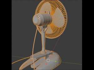 table cooling fan 3D Model
