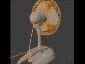 table cooling fan 3D Model
