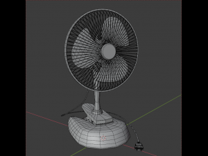 table cooling fan 3D Model
