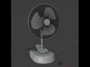 table cooling fan 3D Model