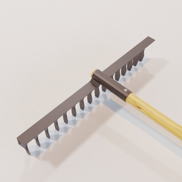 garden rake 3D Model .c4d .max .obj .3ds .fbx .stl .blend 