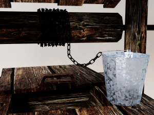 wooden well 3D Model