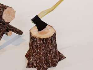 the set of lumberjack 3D Model