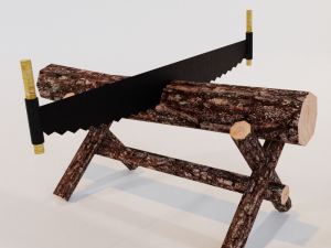 the set of lumberjack 3D Model