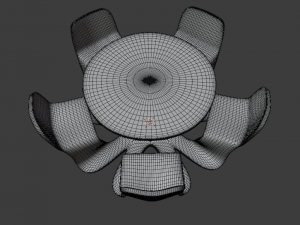 outdoor table with chairs 3D Model