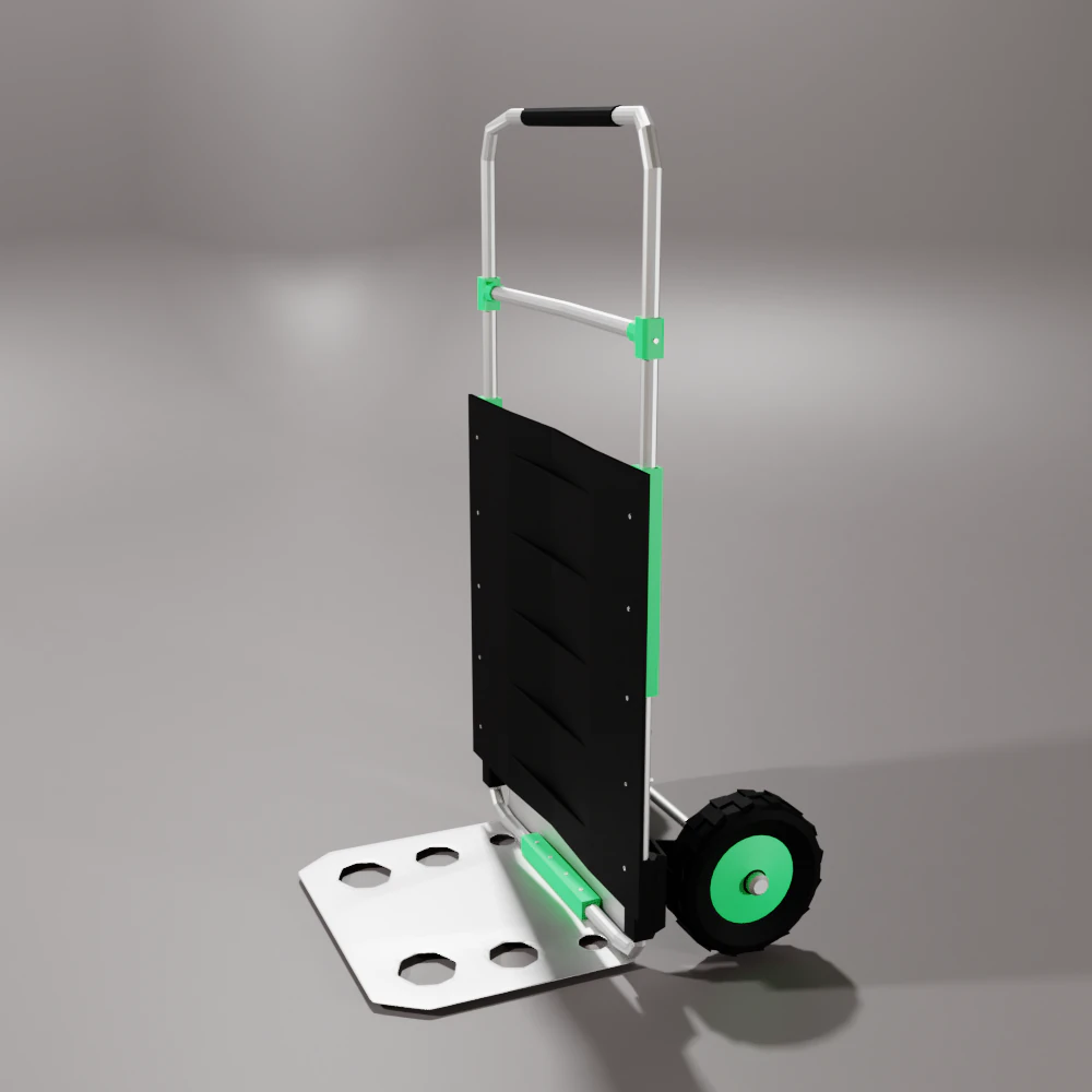 cart for cargo transportation 3D Model .c4d .max .obj .3ds .fbx .stl .blend 