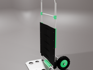 cart for cargo transportation 3D Model