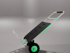 cart for cargo transportation 3D Model