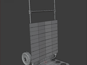 cart for cargo transportation Model 3D