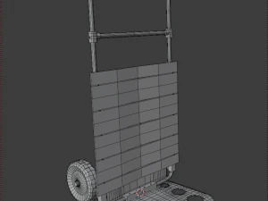 cart for cargo transportation 3D Model