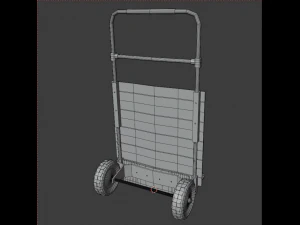 cart for cargo transportation 3D Model