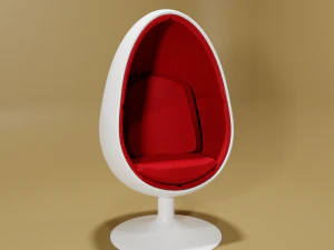 ovalia egg style chair 3D Model