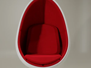 ovalia egg style chair 3D Model