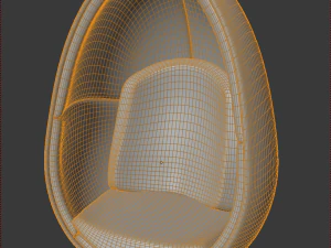 ovalia egg style chair 3D Model