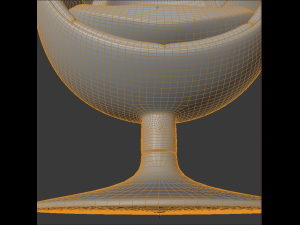 ovalia egg style chair Model 3D