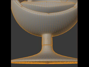 ovalia egg style chair 3D Model