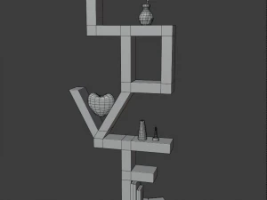 shelf love 3D Model