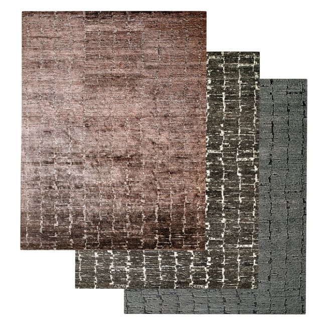 oscillo hand-knotted rug 3D Model .c4d .max .obj .3ds .fbx .stl .blend 