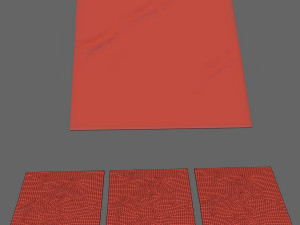 oscillo hand-knotted rug 3D Model