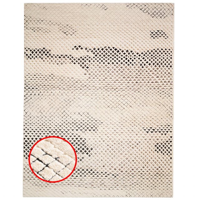 serpentine hand-knotted wool rug Modello 3D .c4d .max .obj .3ds .fbx .stl .blend 