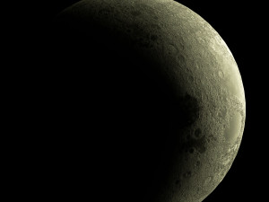 8k moon 3 materials low poly Modello 3D