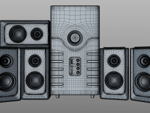 system home theater 3D Model