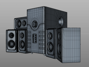 system home theater 3D Model