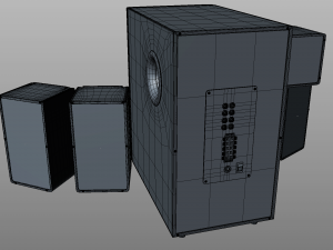 system home theater 3D Model