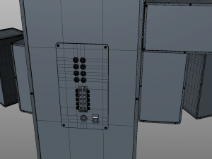 system home theater 3D Model