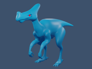 dinosaur basic model and 3d print model 3D Model