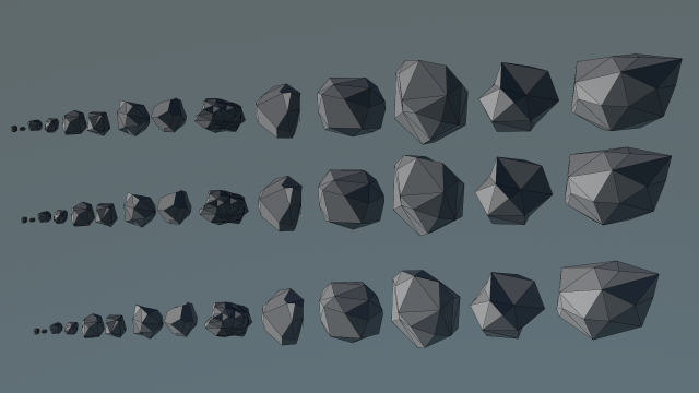 rocks lowpoly 3d Modelo 3D .c4d .max .obj .3ds .fbx .stl .blend 