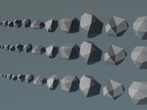 rocks lowpoly 3d Modelo 3D