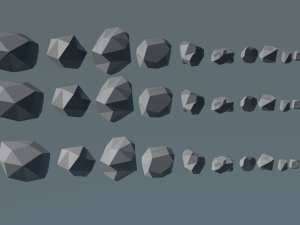 rocks lowpoly 3d Modelo 3D