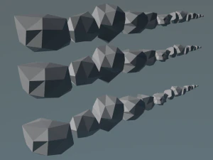 rocks lowpoly 3d 3D Model