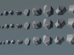 rocks lowpoly 3d Modelo 3D