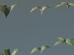 flower lowpoly 3d Modelo 3D