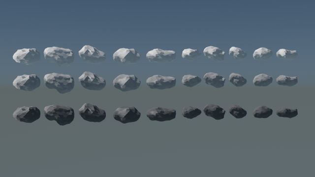 cloud lowpoly 3d Model 3D .c4d .max .obj .3ds .fbx .stl .blend 