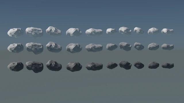 nuvola lowpoly 3d Modello 3D .c4d .max .obj .3ds .fbx .stl .blend 