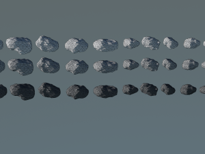 cloud lowpoly 3d Model 3D