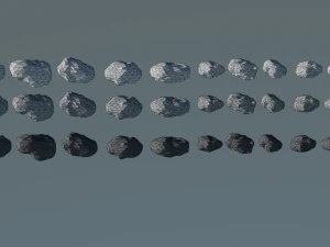 nuvola lowpoly 3d Modello 3D