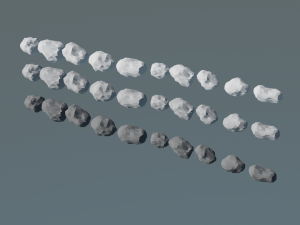 cloud lowpoly 3d Model 3D