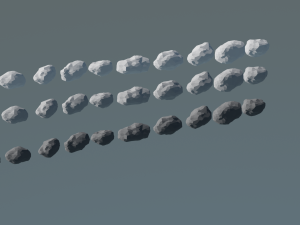 cloud lowpoly 3d Model 3D