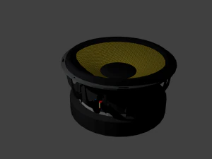 alto-falante dom&eacute;stico Modelo 3D