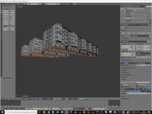 khrushchevka 5 floors old for gta sa Model 3D