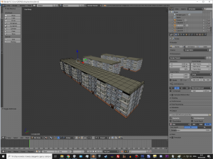 khrushchevka 5 floors old for gta sa Model 3D