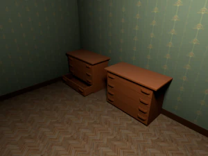 c&ocirc;moda Modelo 3D