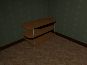 la vieja mesa sovi&eacute;tica Modelo 3D